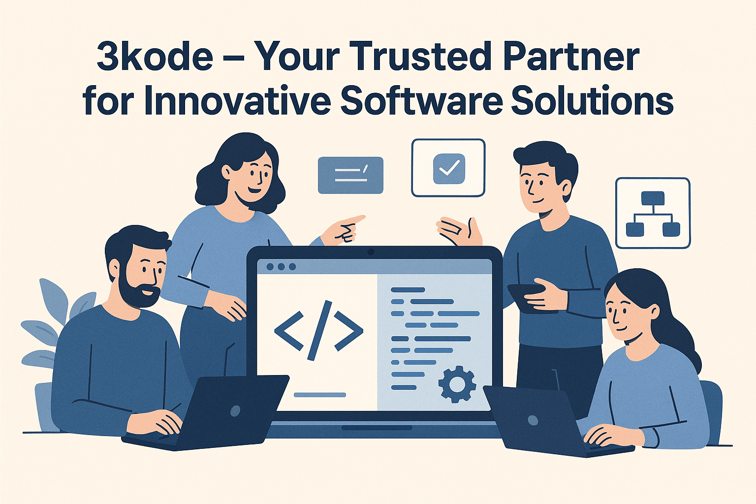 3kode – شريكك الموثوق لتطوير الحلول البرمجية المبتكرة